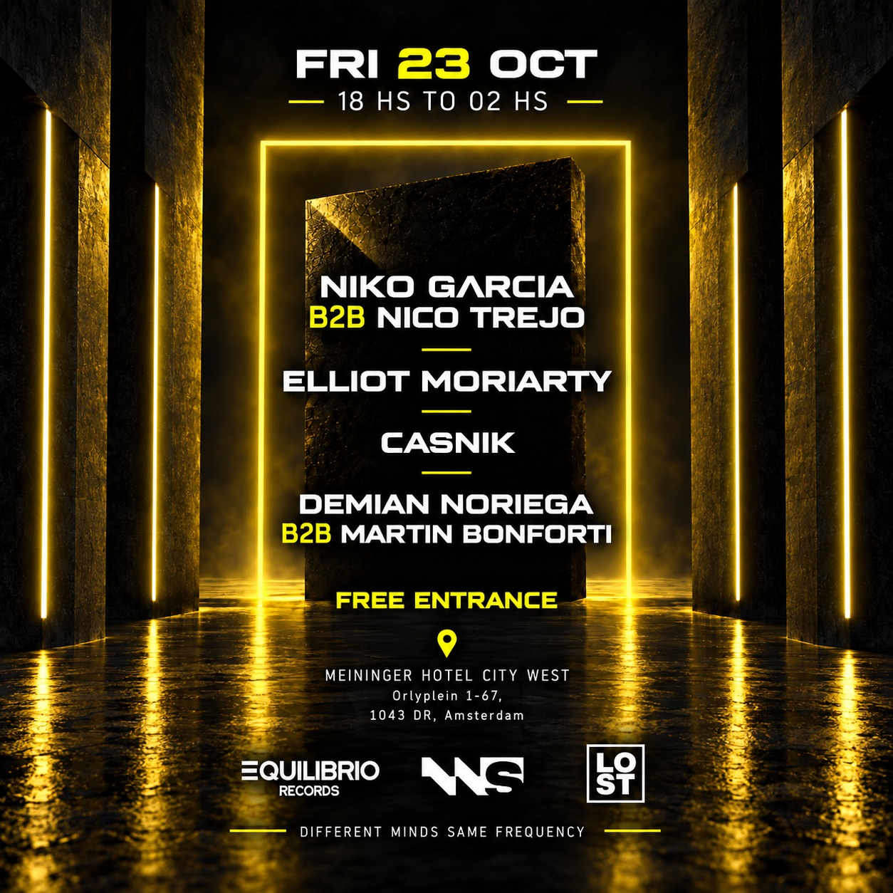 Equilibrio Records x West Station ADE Party