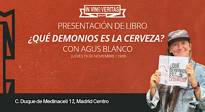 Presentación del libro "¿Qué demonios es la cerveza?