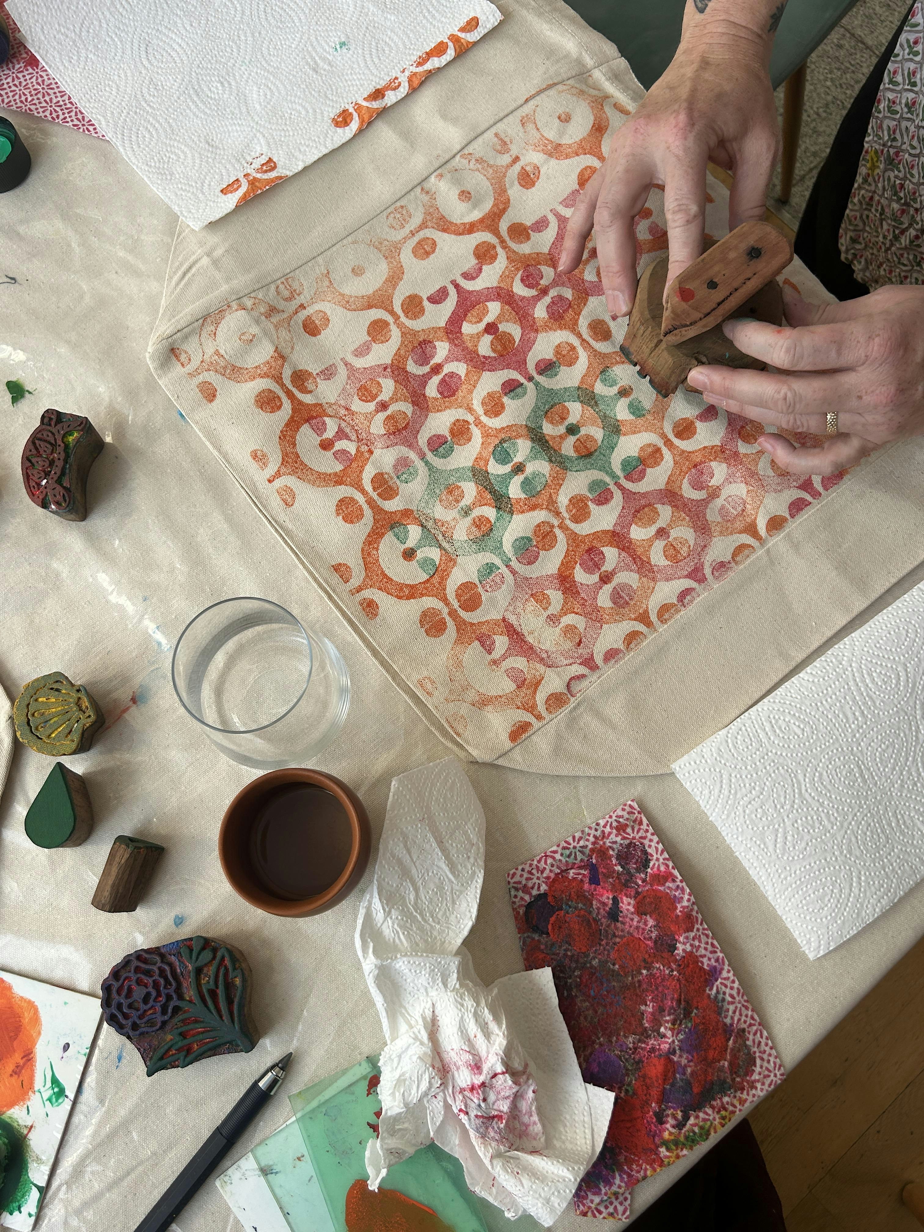 Craft Over Chai: Block Printing Workshop