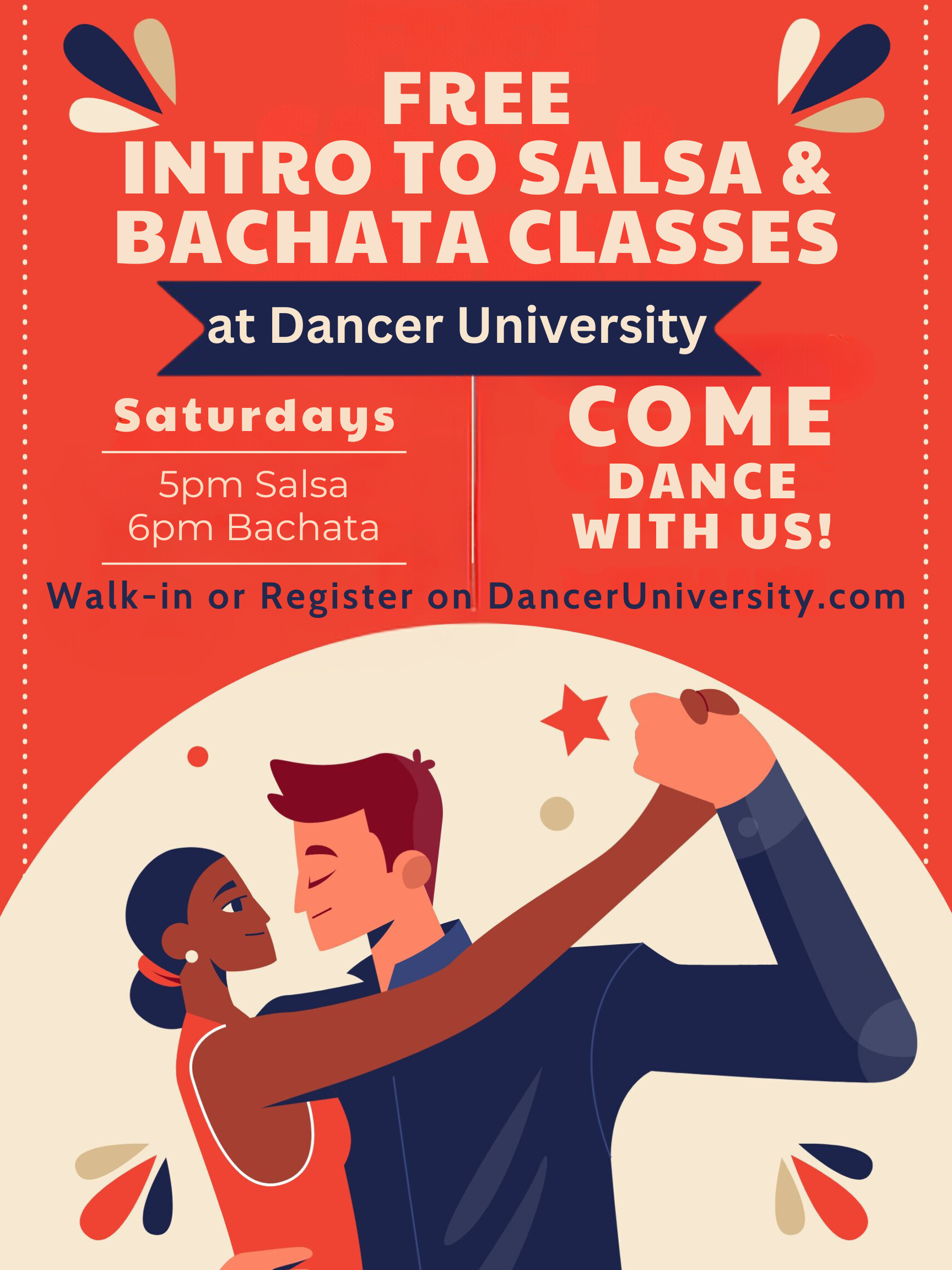 Free Intro to Salsa and Bachata Lessons!