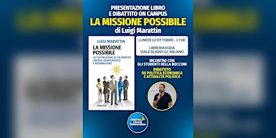 La missione possibile – Presentazione del libro di Luigi Marattin