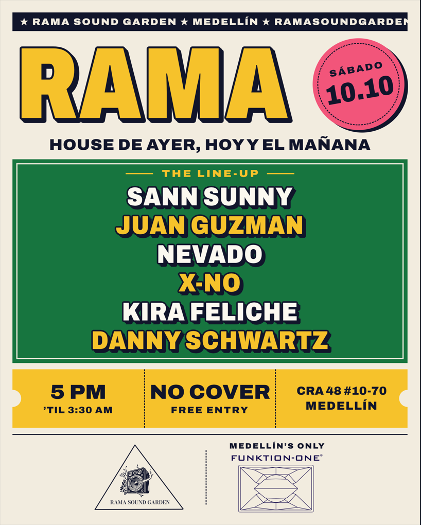 HOUSE DE HOY AYER Y EL MANANA @RamaSoundGarden / Pwrd By Funktion ONE