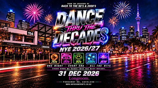 Dance Thru The Decades NYE