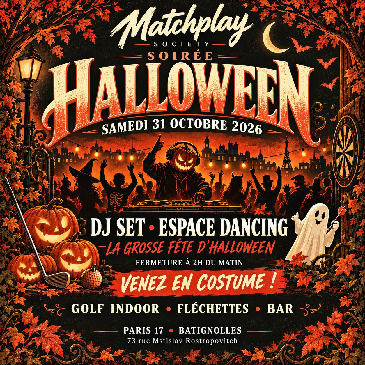 Halloween Party DJ Set & Soirée Déguisée