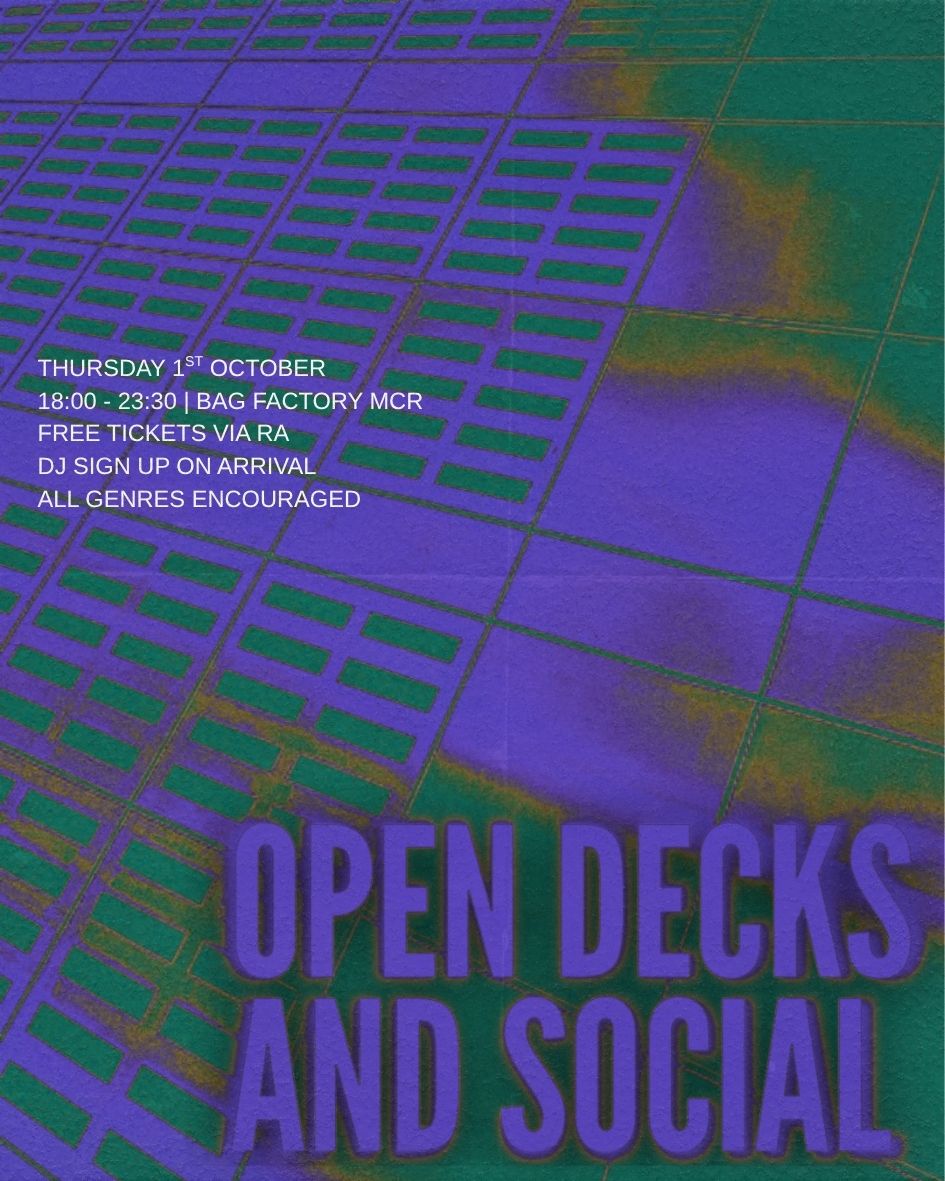 Club Curated: Open decks & Social