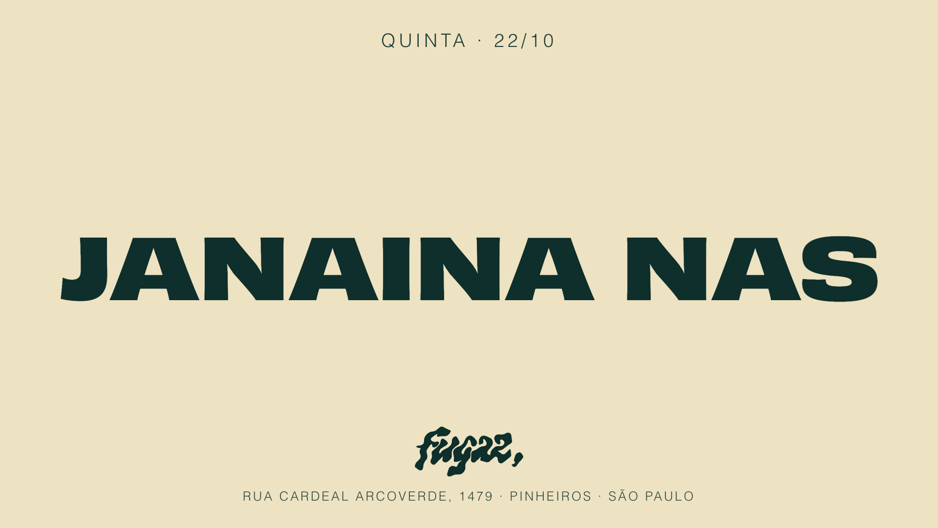 Fugaz recebe Janaina Nas