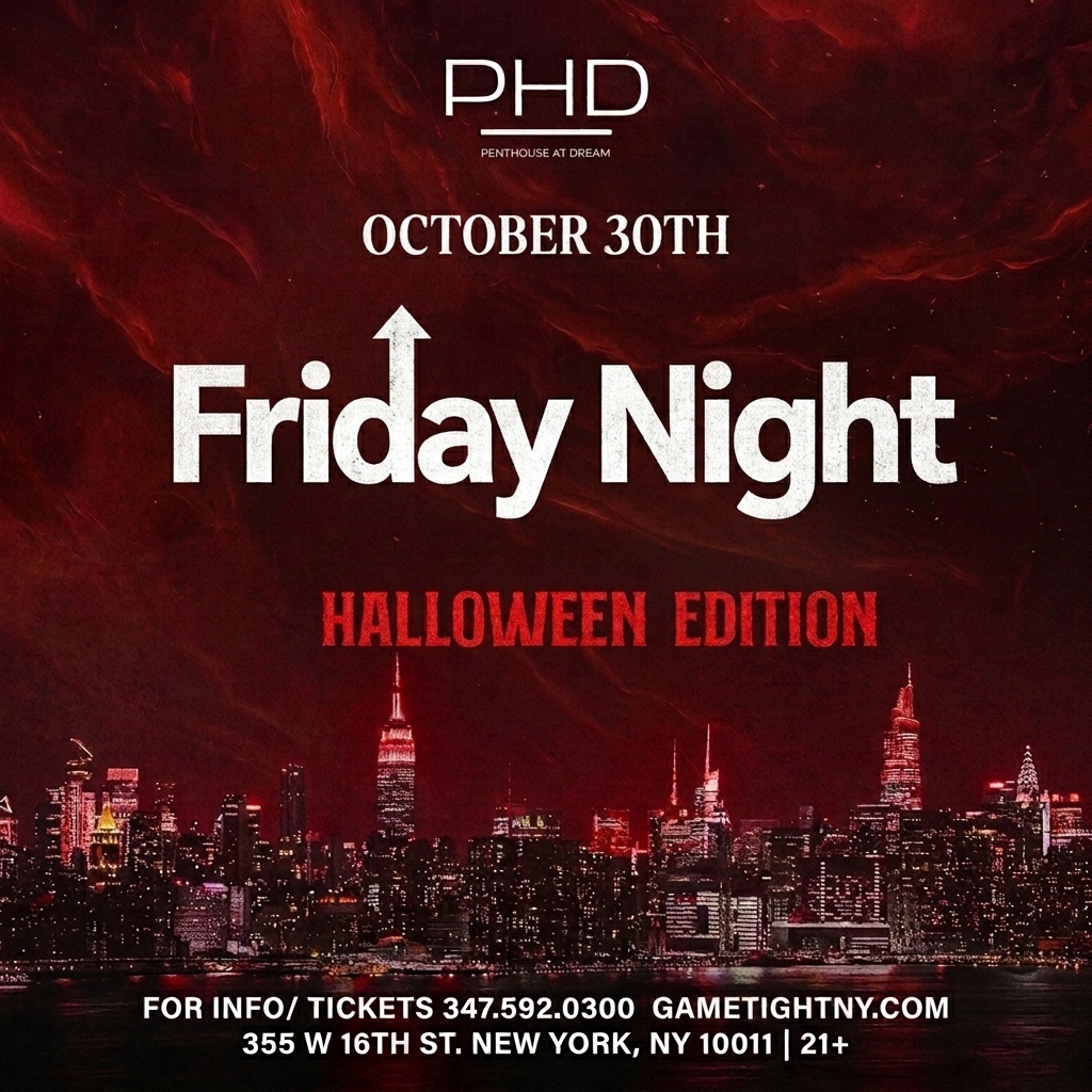 PHD ROOFTOP HALLOWEEN PARTY 2026