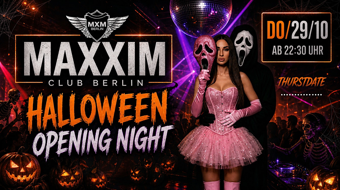 HALLOWEEN OPENING NIGHT - THURSDATE