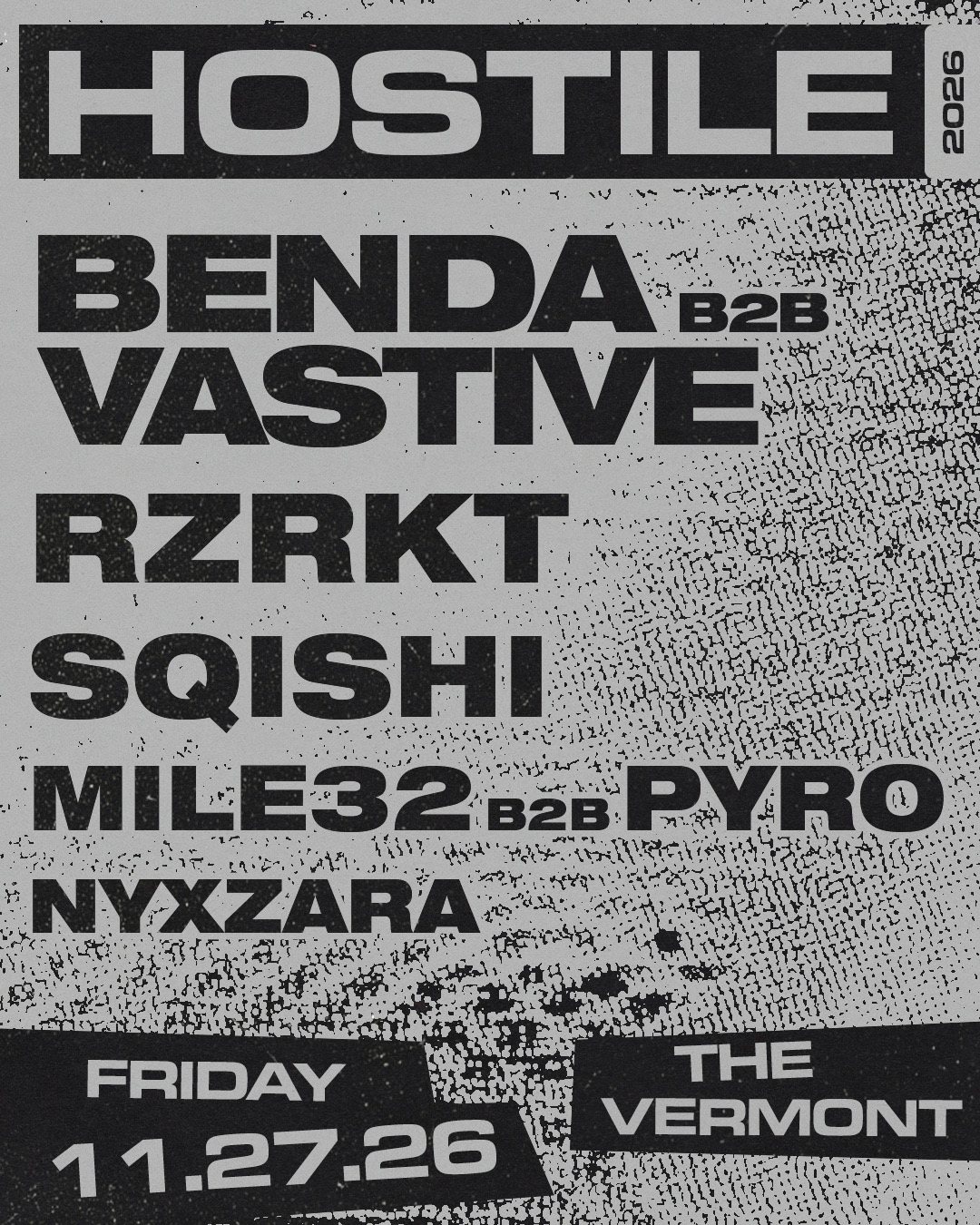 HOSTILE: BENDA B2B VASTIVE
