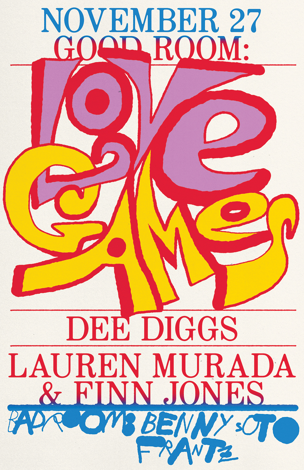 Love Games with Dee Diggs, Lauren Murada & Finn Jones, Benny Soto, Frantz