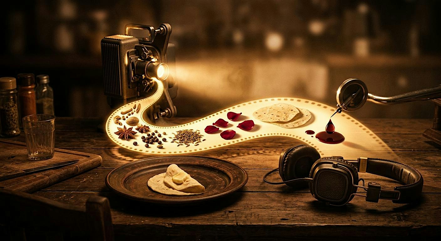 Falling in food | Serata sinestesica