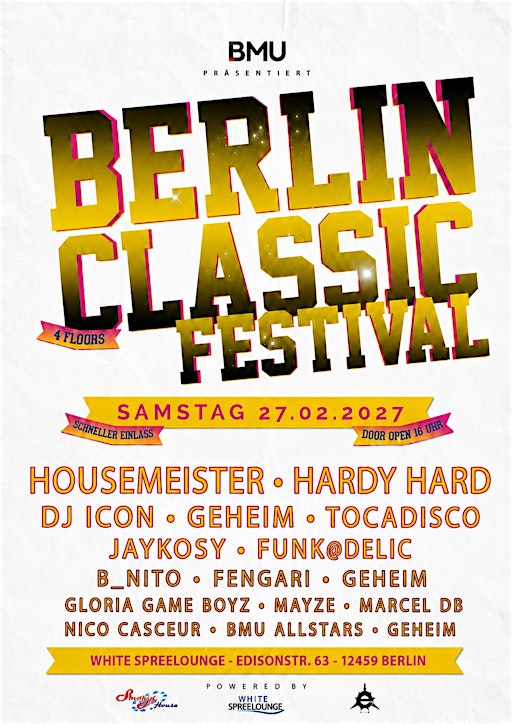 Berlin Classic Festival 27.2.2027