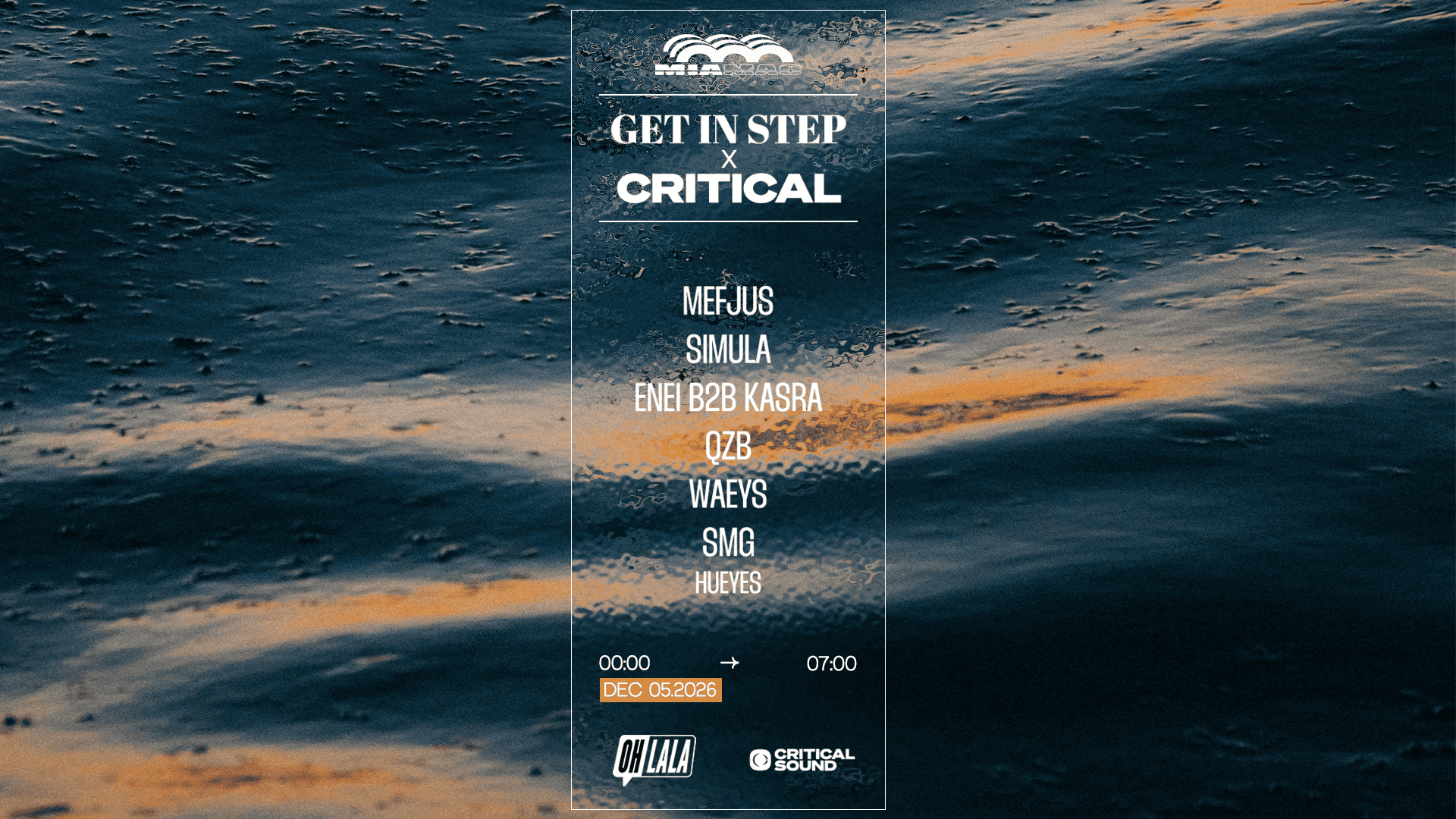 Get In Step X Critical: Mefjus, Simula, Enei B2b Kasra…