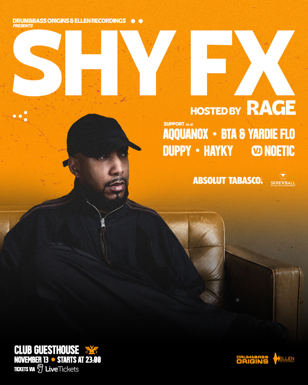 Shy FX & RAGE - Club Guesthouse