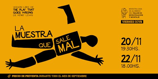 Muestras TIM 2026: La Muestra que sale mal