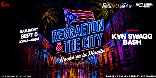 Reggaeton & The City: The Concord NYC | Saturday Nights (Fiesta Latina NYC)