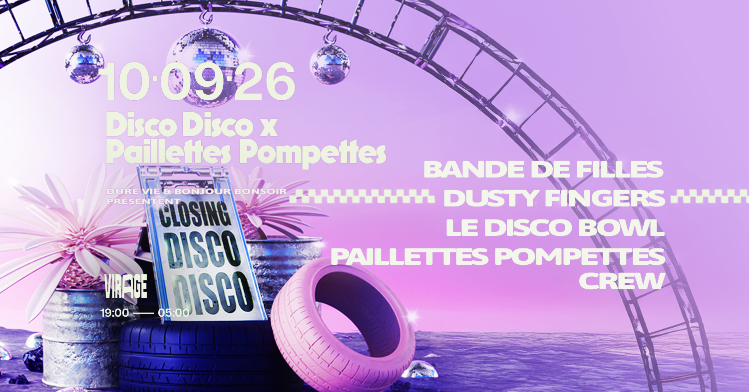 Disco Disco x Paillettes Pompettes