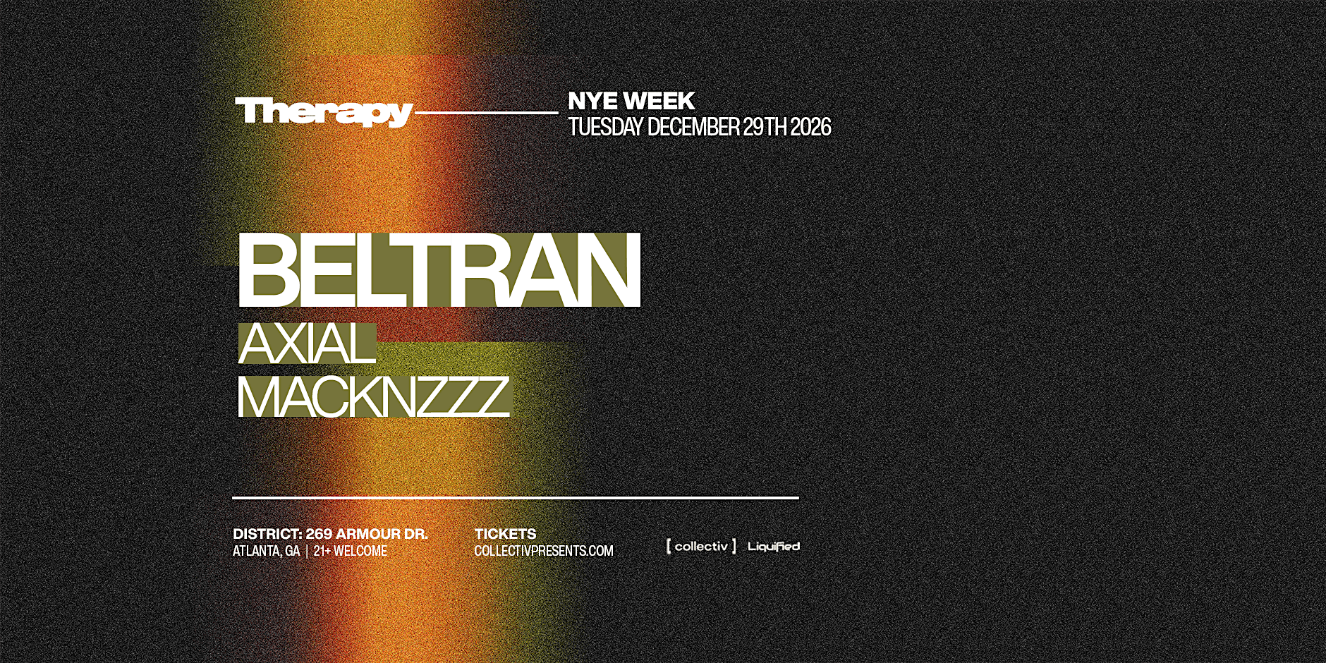 BELTRAN | December 29th 2026 | NYE Week | District Atlanta