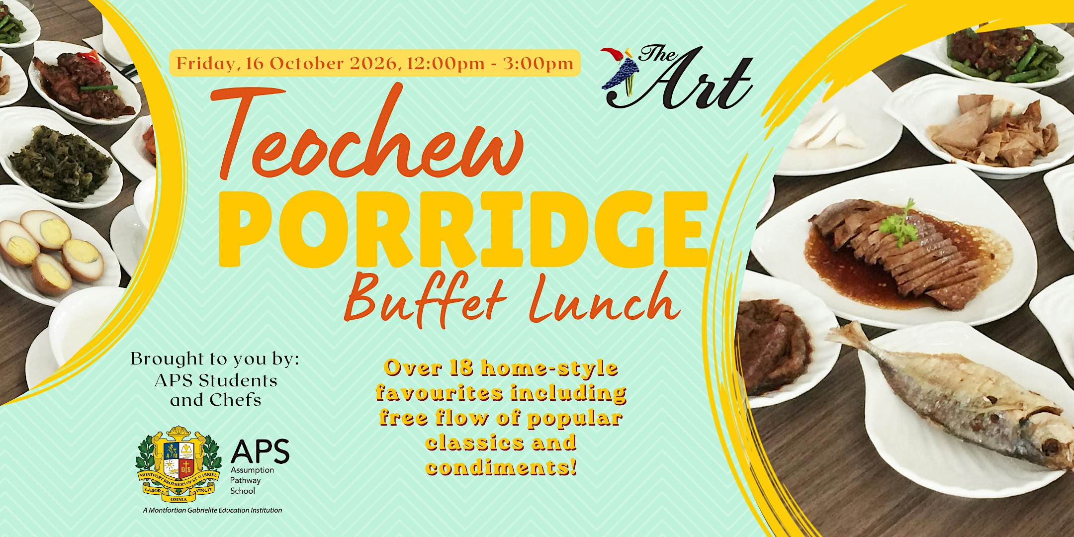 Teochew Porridge Buffet Lunch at The ART