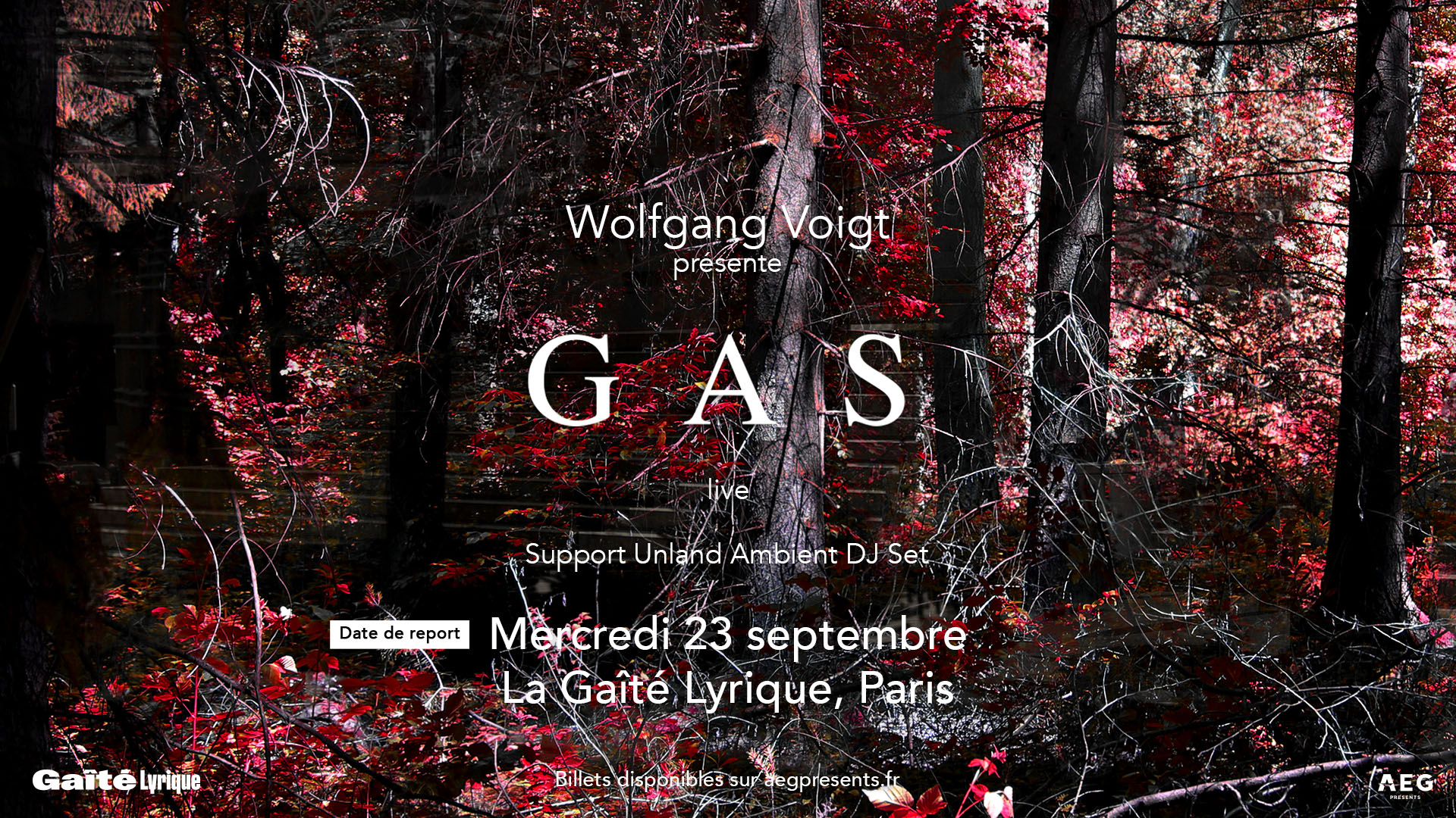 Wolfgang Voigt présente GAS Live