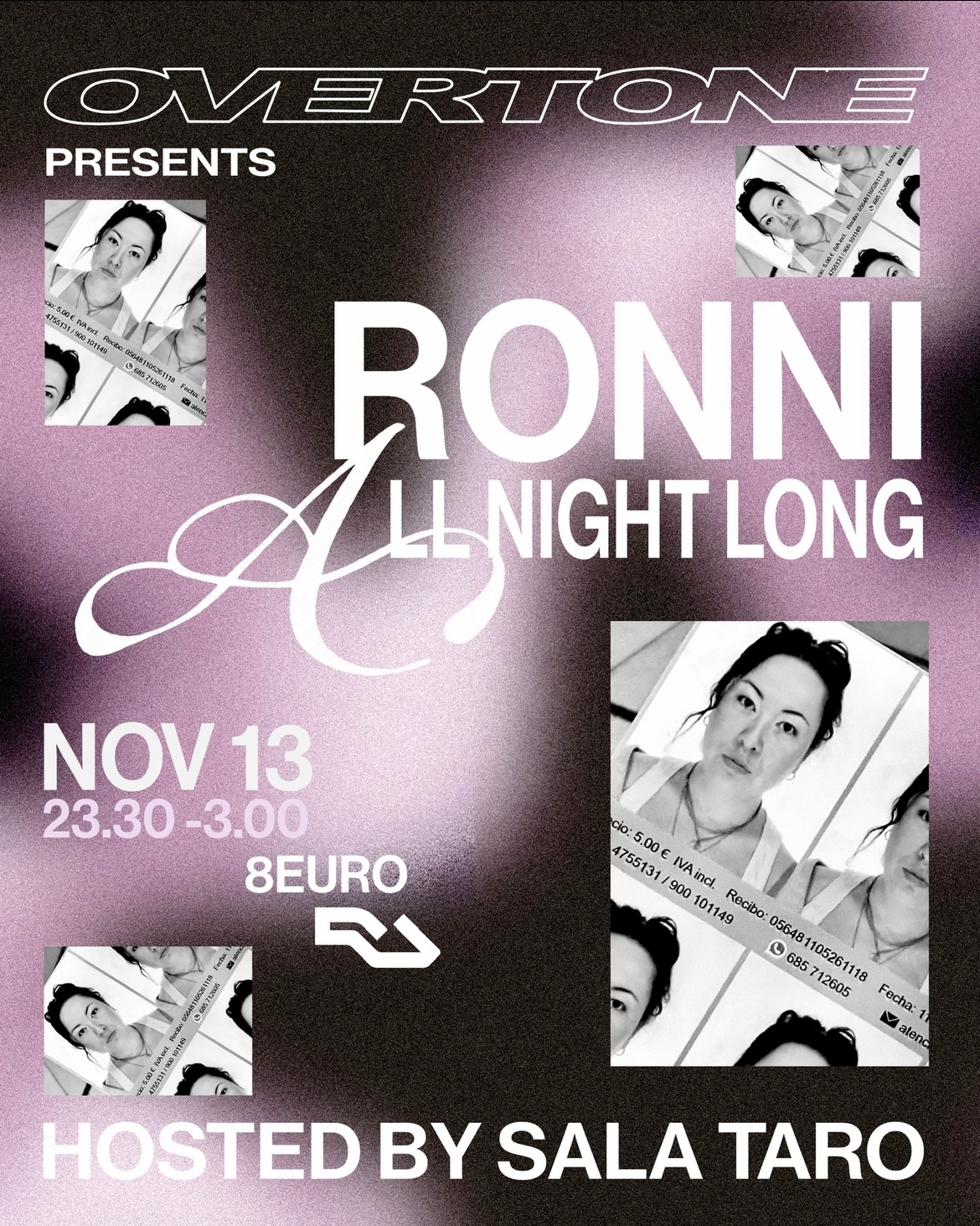 OVERTONE presents ronni [ALL NIGHT LONG]