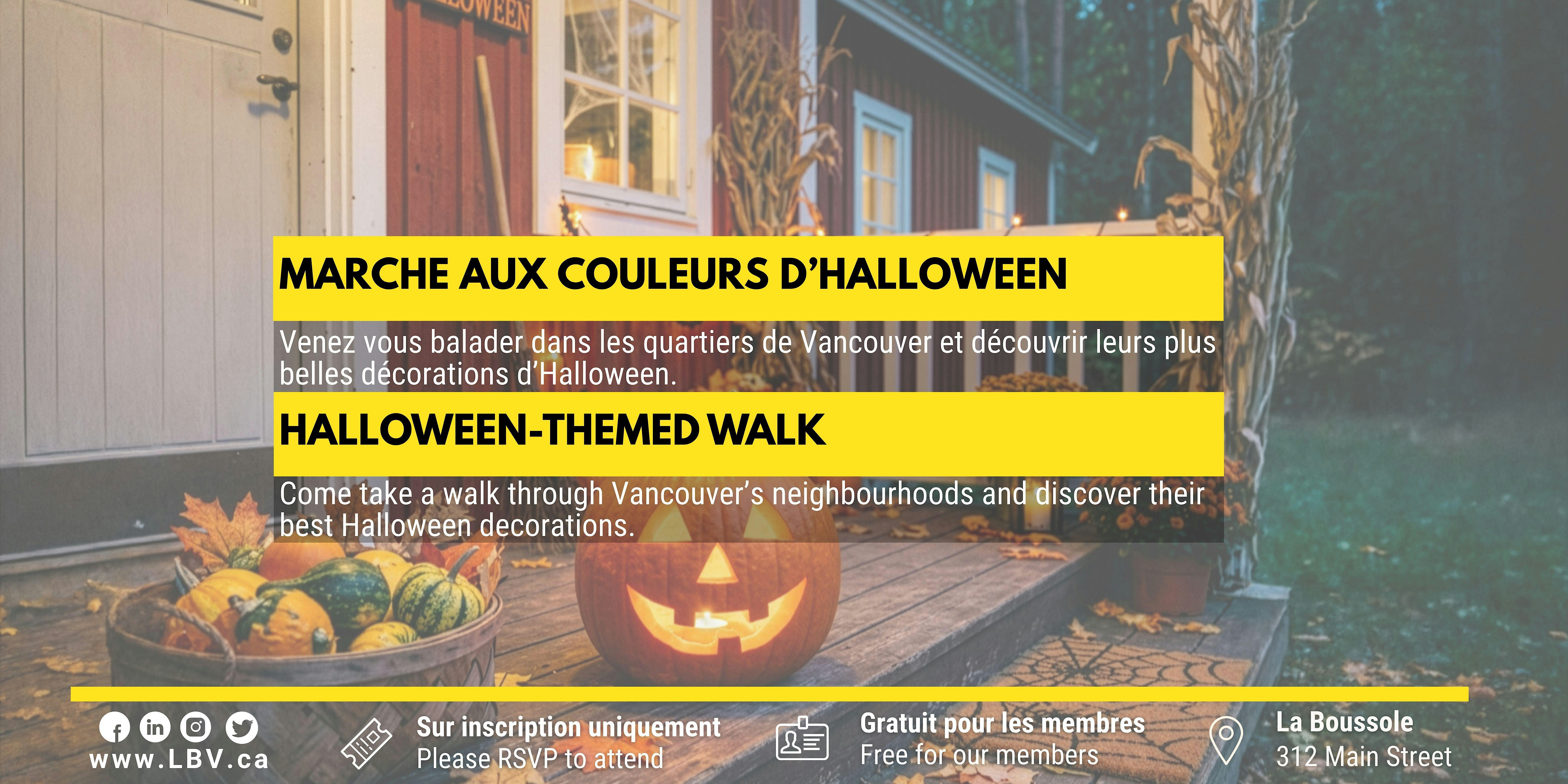 Marche aux couleurs d'Halloween