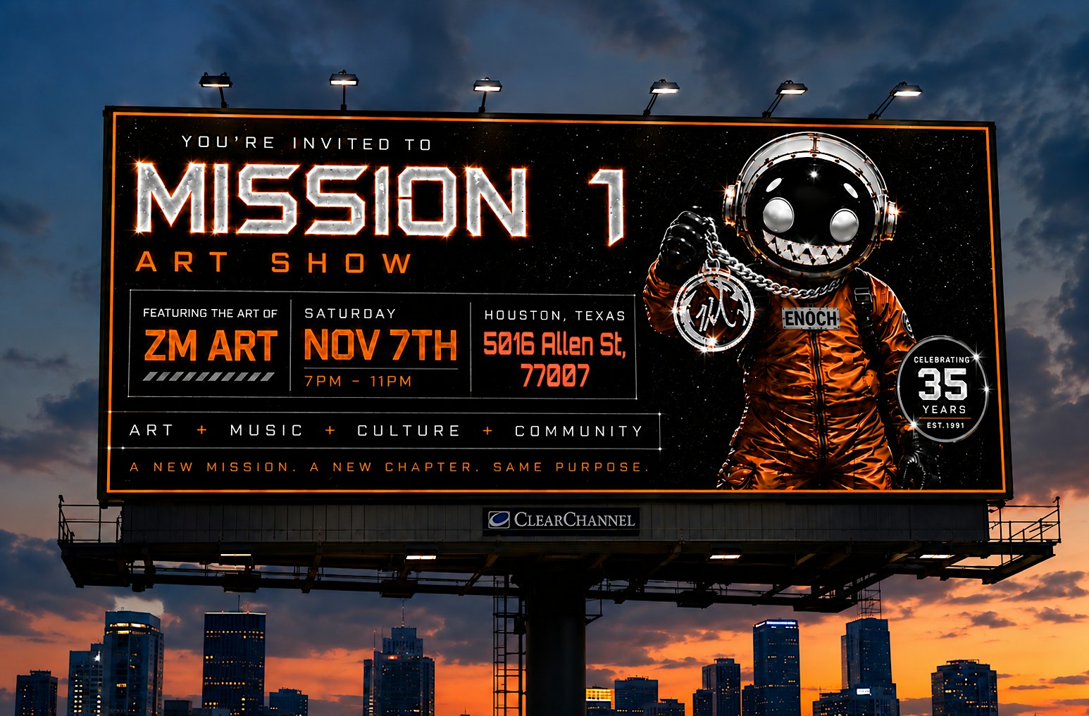 Mission 1 Art show