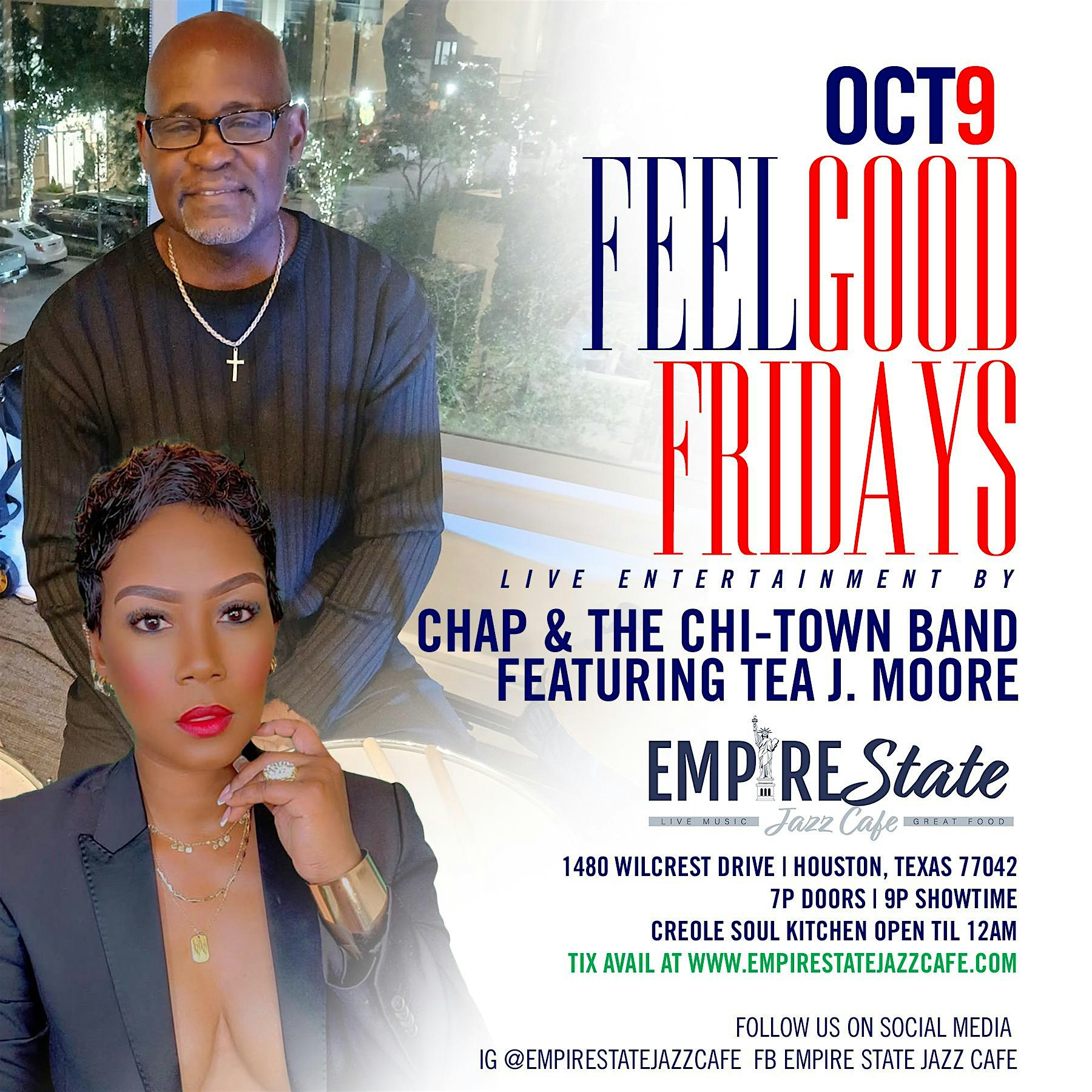 Chap & The Chi-Town Band feat. Tea J. Friday October 9th