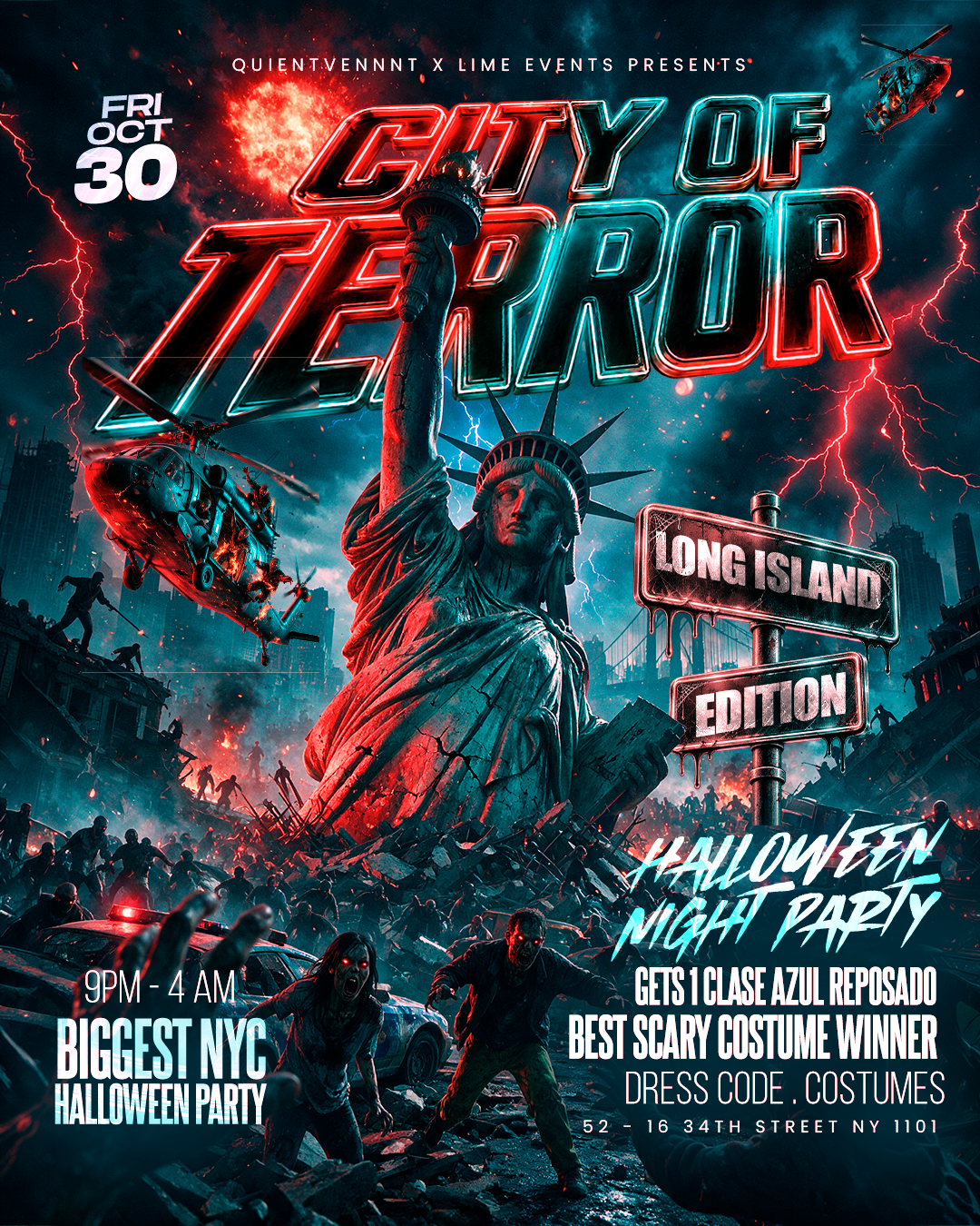 CITY OF TERROR  OCT 30 | 18+
