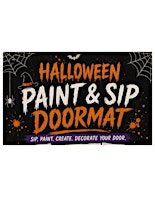 Halloween Doormat Paint & Sip