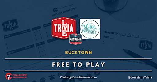 Weekly Live Trivia Nights at Melius Bar & Grill - Bucktown