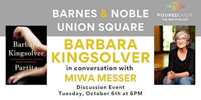 Barbara Kingsolver discusses PARTITA - POURED OVER Live Taping