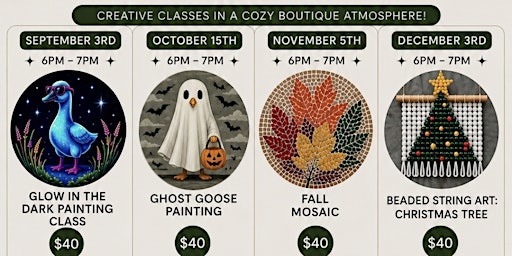 Ghost Goose Painting Class