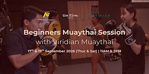 Beginners Muaythai Session with Viridian Muaythai