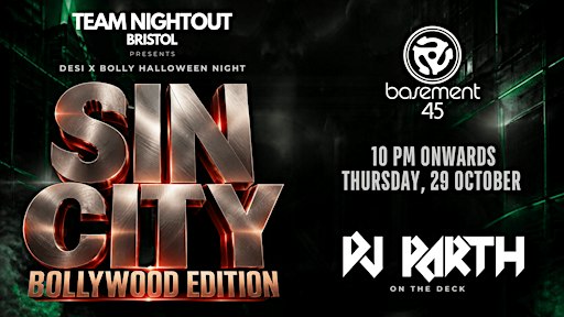 Bollywood x DESI HALLOWEEN Night | Bollywood Night Bristol