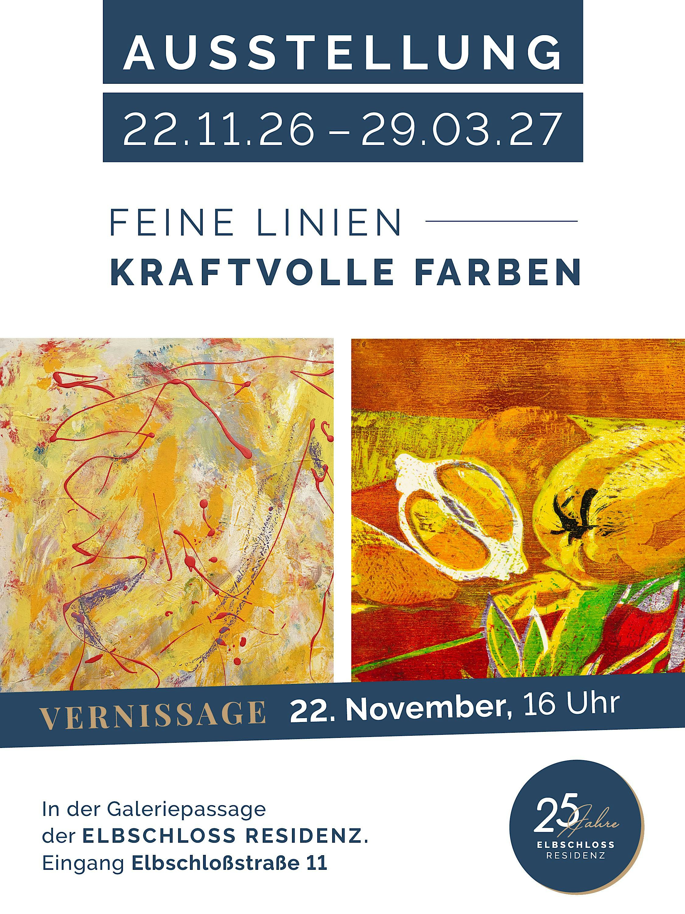 >>Feine Linien - Kraftvolle Farben<<