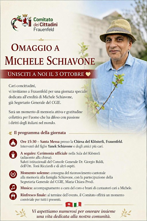 Omaggio a Michele Schiavone
