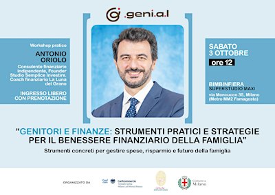 Workshop:  "Genitori e finanze"