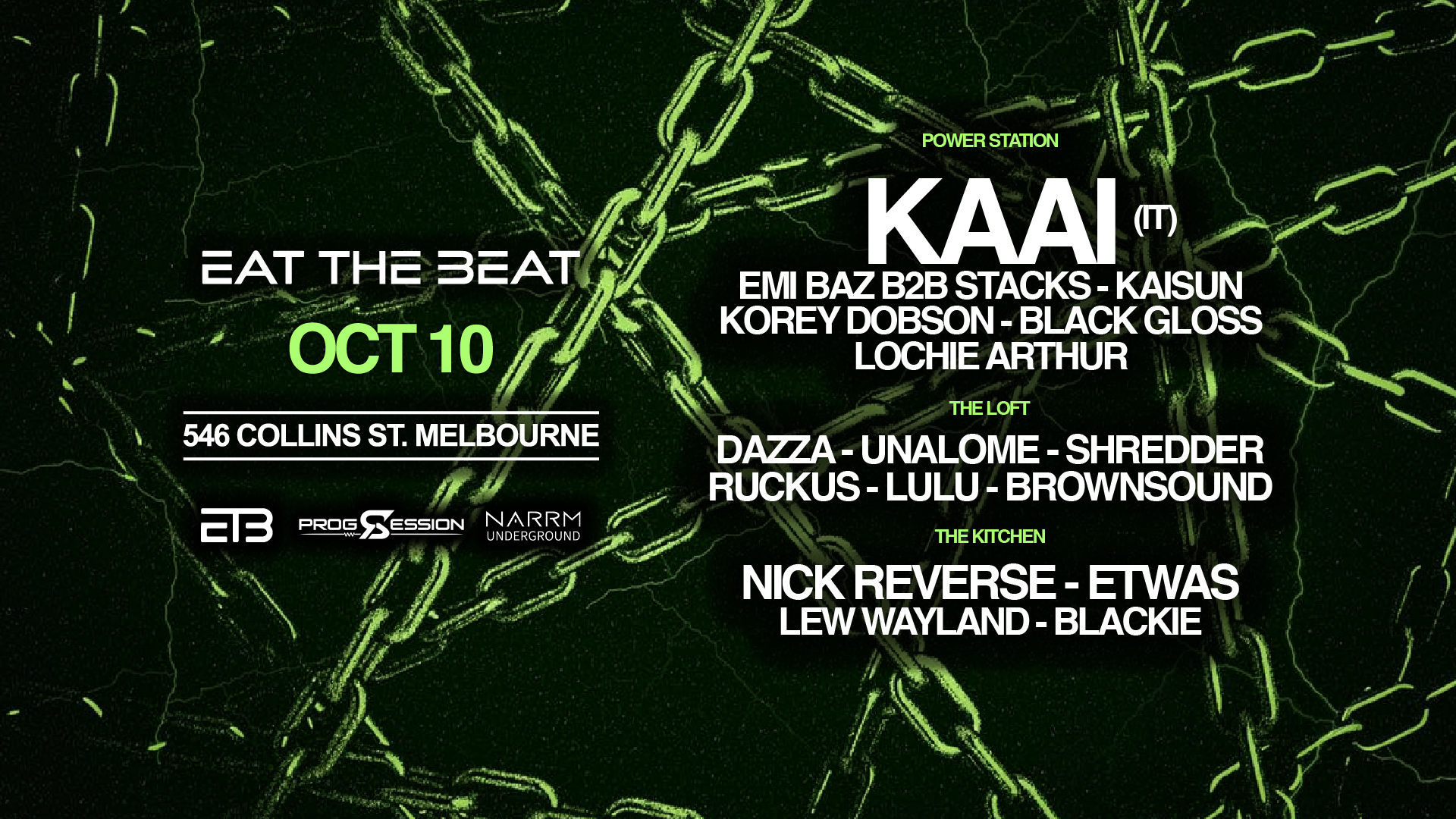 Eat The Beat Saturdays