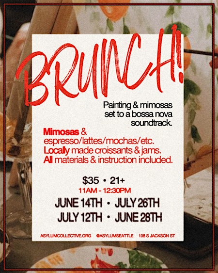 BRUNCH & BRUSH - MIMOSAS & ESPRESSO!