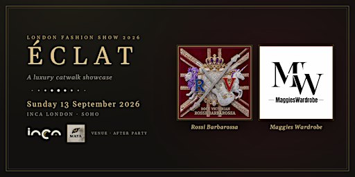 ÉCLAT · London Fashion Show 2026 at INCA London