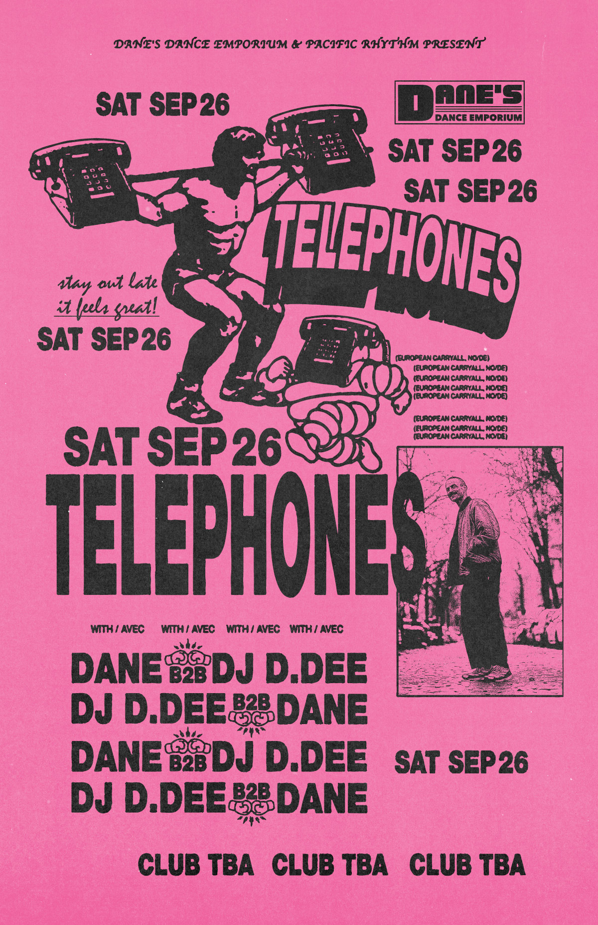 Dane's Dance Emporium & Pacific Rhythm present: Telephones
