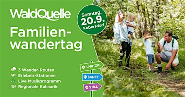 Spritzig unterwegs am Waldquelle Familienwandertag