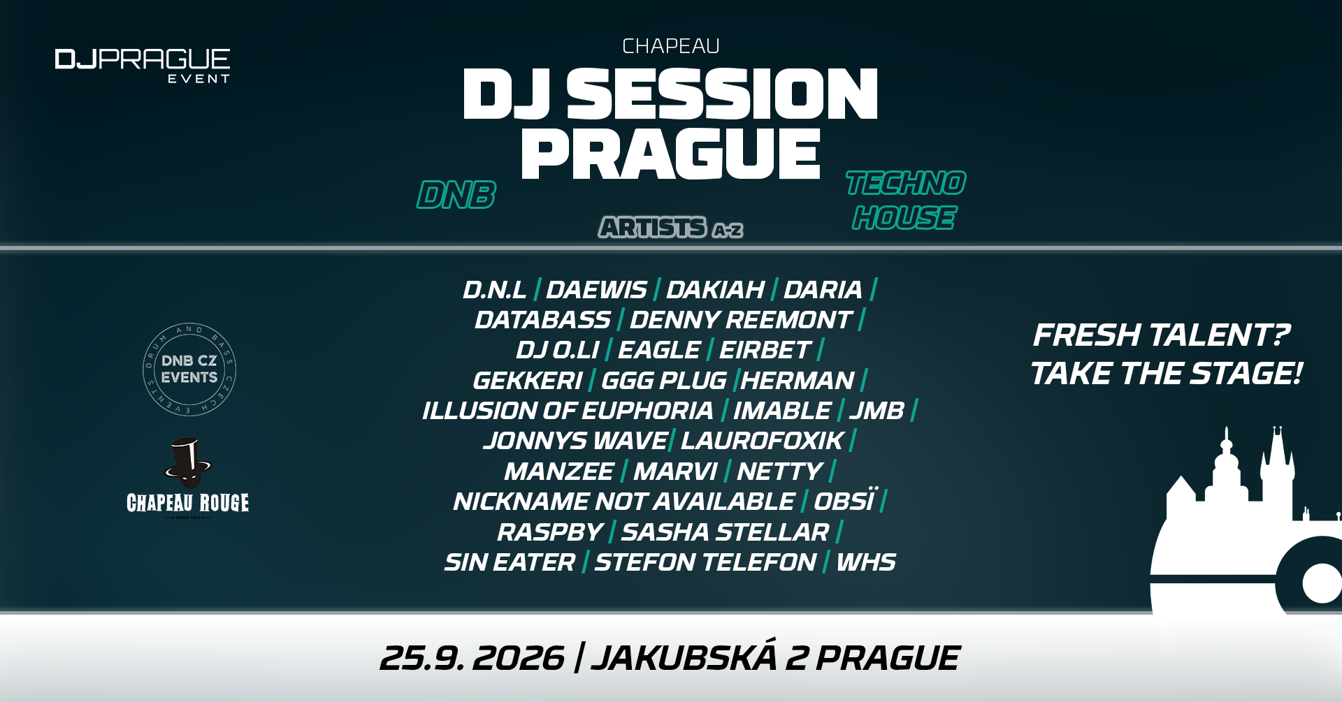 DJ SESSION PRAGUE - CHAPEAU