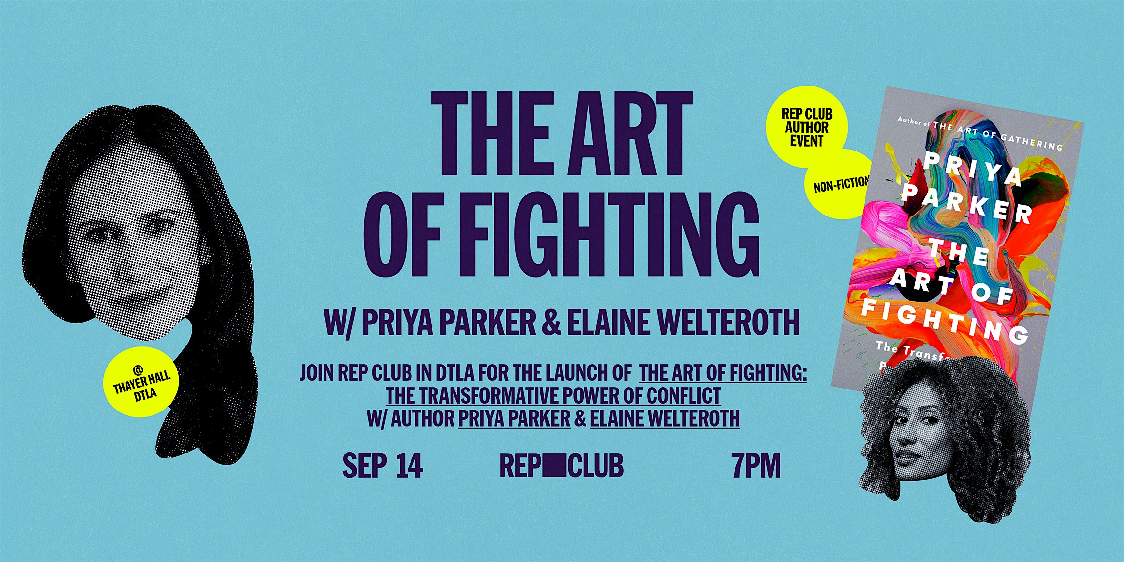 BOOK LAUNCH: The Art Of Fighting w/ Priya Parker