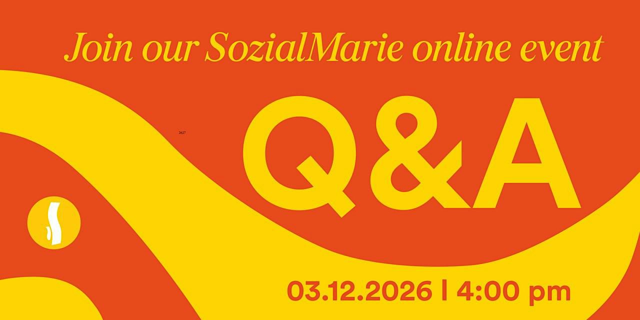 SozialMarie Call for Applications - online Q&A