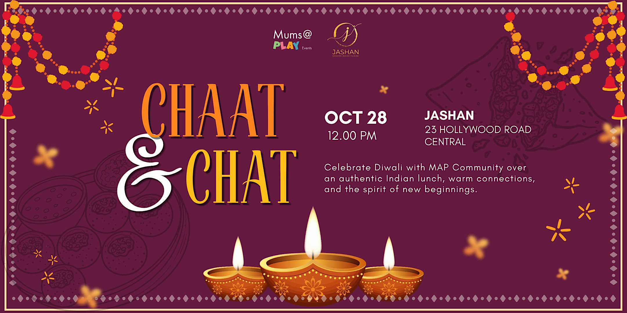 Chaat & Chat: Diwali Lunch with MAP Community