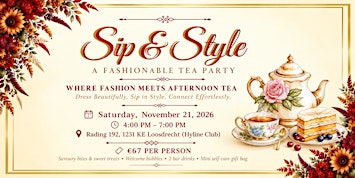 Sip & Style -A Fashionable Tea Party
