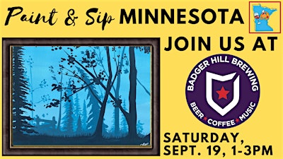 September 19 Paint & Sip at Badger Hill Brewing