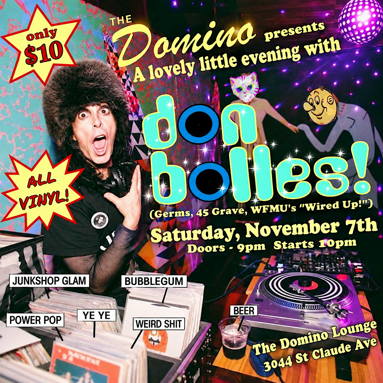 DON BOLLES OF GERMS, 45 GRAVE, WFMU'S "WIRED UP!"